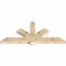 Ekena Millwork Redmond Rough Sawn Timber Gable Bracket, Douglas Fir, 72"W x 33"H x 4"D x 6"F, 11/12 Pitch GBW072X33X0406RED00RDF - alternate 5